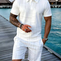 Summer New Men's Polo Shirt Set - Street Casual Fashion | SAMAG