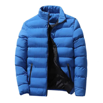 Men's White Duck Down Jacket Warm Hooded Thick Puffer | SAMAG