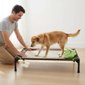 Elevated Dog Bed Moisture-Resistant Raised Pet Cot Dog Camping Bed Scuff-Resistant Resistant All-Season Use for Animals, Indoor