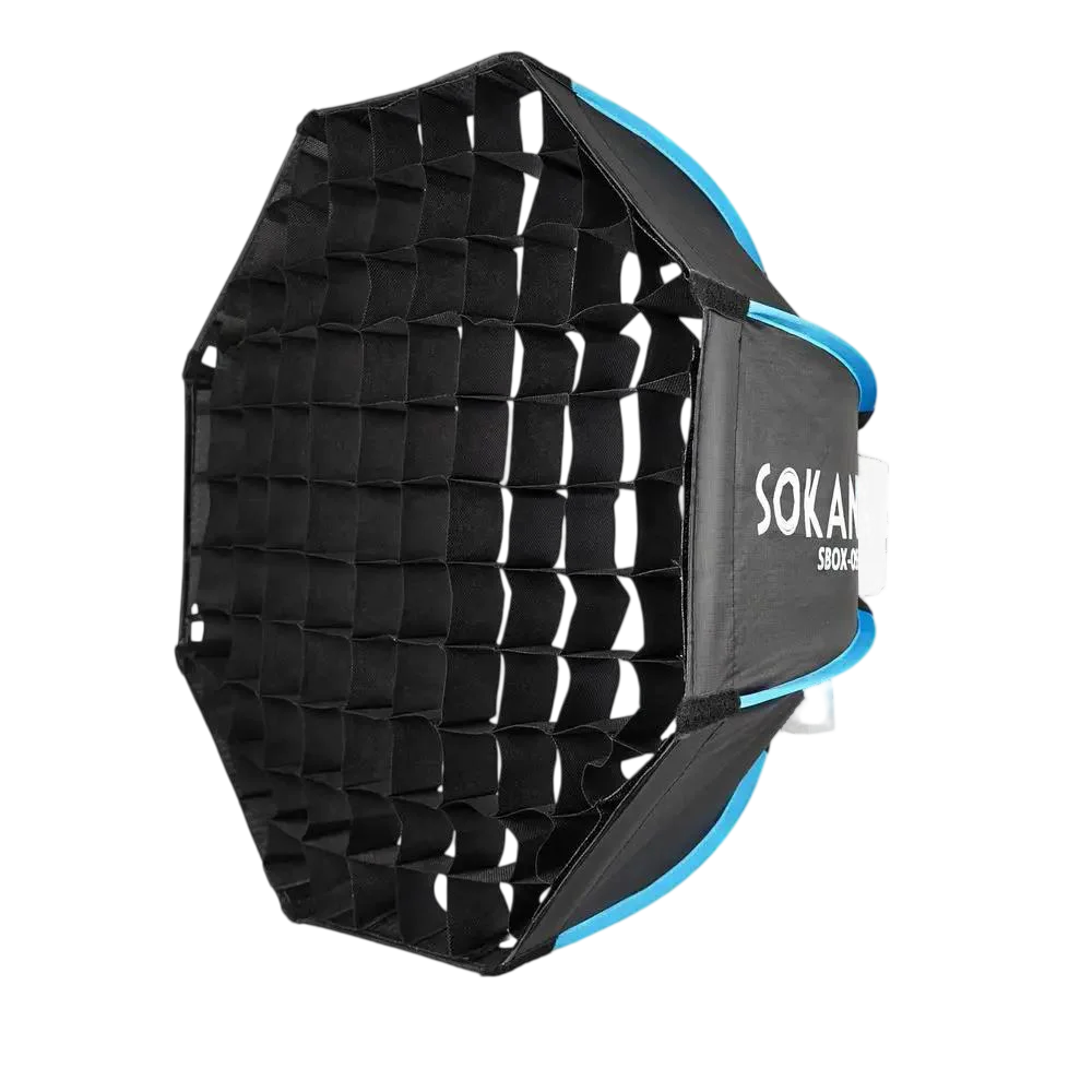 Sokani Foldable Deep Octagon Softbox 55cm Bowens Mount for Sokani X100 X60 Mini COLBOR CL60 Aputure 60X-S 200X-S LED Video Light