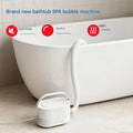 Electric Bubble Massage Mat for Bathtub Spa with Heating Function Wireless Remote Control Multiple Speed Intensity Home Use