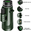 Professional 80x100 HD Monocular Telescope w/ Phone Adapter & Tripod, BAK4 Prism for Bird Watching, Hunting, Night Vision