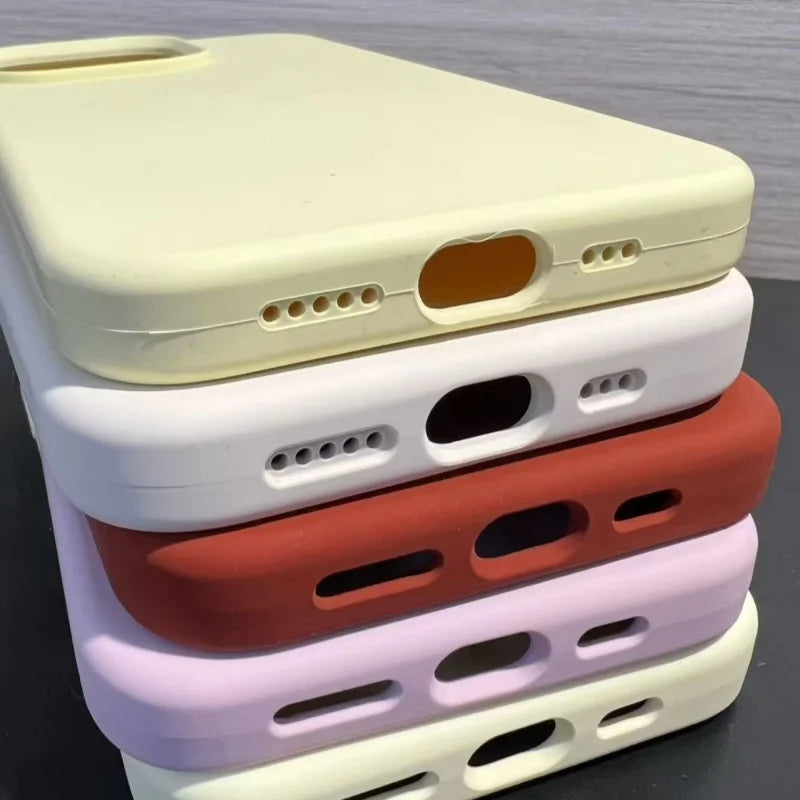 Liquid Silicone Phone Case For iPhone 17 ProMax 16 13 15 14 12 Pro Case for iPhone 17 16 13 12 Pro Max 14 15 With Box Cover