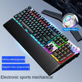AULA F2058 Mechanical Gaming Keyboard Esports Game Macro Programming Keyboard Wired Mixed Backlight Keyboard for Game Laptop PC