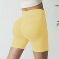 Women's Seamless High Waist Gym Shorts Butt Lifting Slim Fit High Elastic Yoga Shorts for Fitness Training Running & Cycling