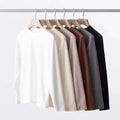 Polyester Men's Thermal Underwear Cold Weather Thermal Clothes Warm Long Sleeve Shirt Base Layer Plus Velvet Shirt