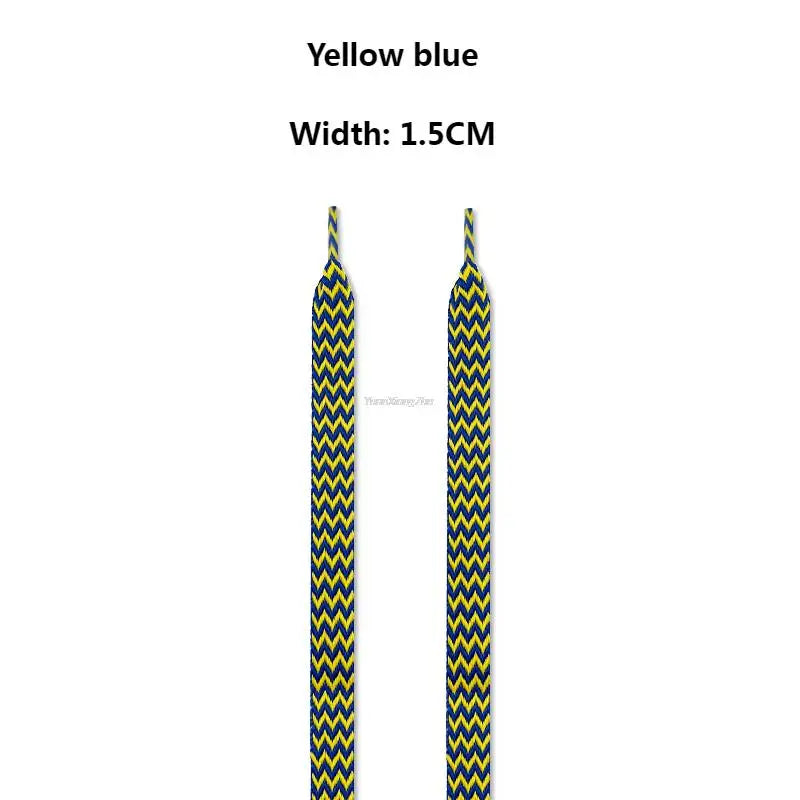 New Flat Shoelaces for Sneakers AF1 Shoe laces Width 1.5cm/2cm/3cm Shoelace luxury brand Laces Shoes 120/140/160cm Strings