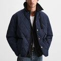 MAMELICCE Original design Stitching contrast turn down collar jacket simple loose cotton jackets tops