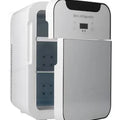 20L Double Door Compact Refrigerator Energy Star Mini Fridge with Freezer Temperature Settable