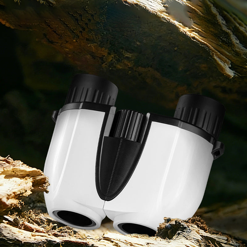 10x25 Compact Binoculars for Adults and Kids, Large View Waterproof Small Binoculars with Low Light Vision BAK4 Prism FMC Lens