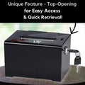 Donation Box With Lock - Acrylic Suggestion With Slot, Ballot With Sign Holder For Raffle, Voting - View 5 | SAMAG