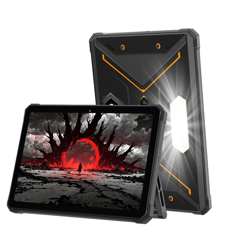 HOTWAV R9 Pro Max 5G Rugged Tablet 20080mAh Massive Battery 20W Fast Charging Android 16 Pad 11'' FHD+ 2K 120Hz Display 8GB RAM 256GB ROM/2TB Expansion 64MP+16MP+20MP Night Vision Tablet PC With Stylus Pen, OTG/GPS