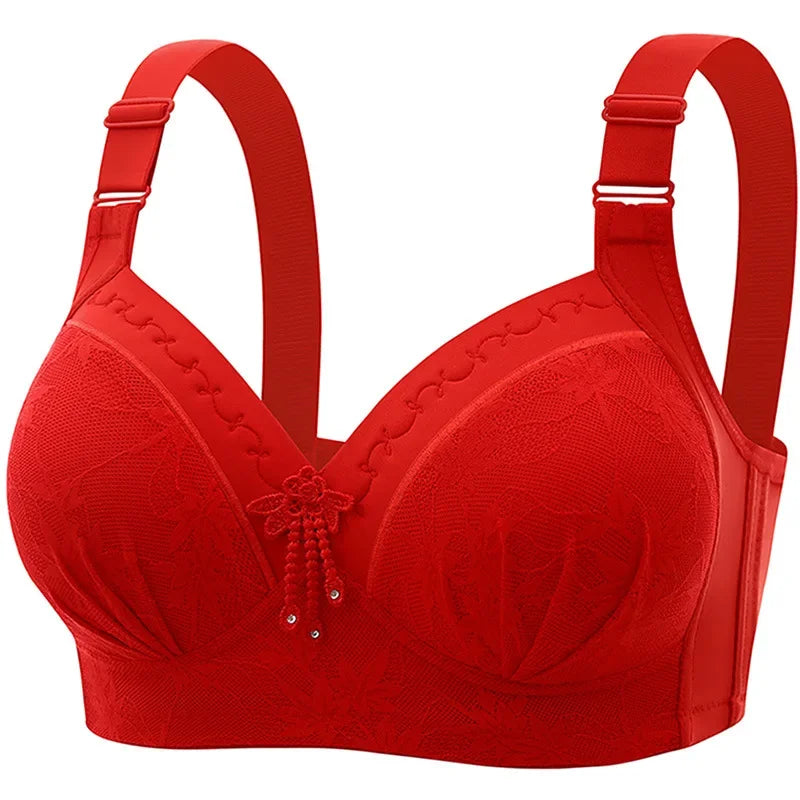 Underwire women's big sixe underwear erotic lingerie sexy bras push up bra  push-up bras Four-row Bra For Front Opening Bras