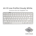 Akko Air 01 Mechanical Keyboard 75% 84-Key Mac Layout Custom Low Profile Hot-swappable RGB Tri-mode Keyboard Gasket Aluminum