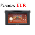 Classic GBA Game Cartridge Breath of Fire Kirby Sonic Advance Wars Golden Sun GBA SP Retro Video Game Collection Gift