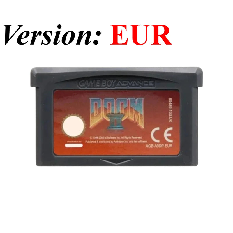 Classic GBA Game Cartridge Breath of Fire Kirby Sonic Advance Wars Golden Sun GBA SP Retro Video Game Collection Gift