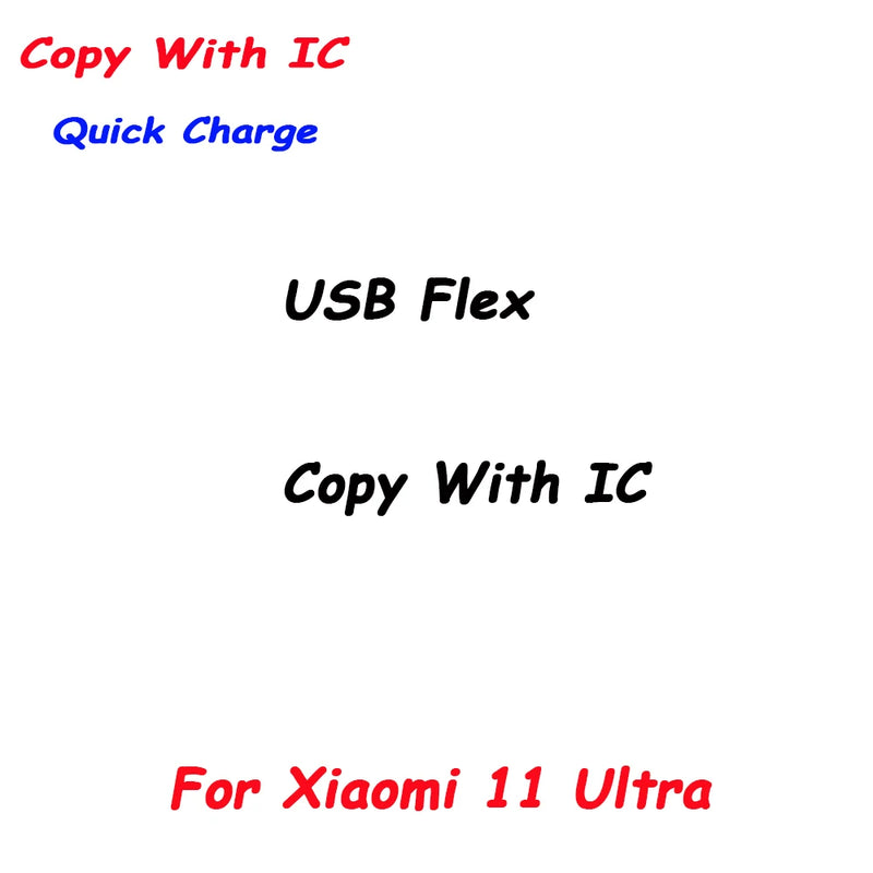 New For Xiaomi 10T 9T 10 11T Pro 12T 10 Lite USB With Micro Charging Port Charger Dock Flex Cable With IC Microphone Board