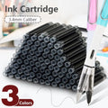 10PCS/Set Simple 3.4mm Caliber Ink Cartridge Blue/Red/Black Plastic Material Fountain Pen Refill Simple Design Pen Ink Students