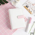 Vintage Refillable Notebook A5 A6 File Folder Notepad Cover Leather Ring Binder Office Documents Organizer Paper Storage