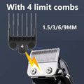 Kemei PG1990A Rechargeable Men's Hair Clipper Professional Cordless Men Hair Trimmer Hair Cutting Machine Barber for Men