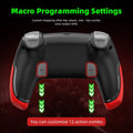 BT Gaming Gamepad with Six Axis Gyroscope For PS4 PS3 Wired Controller For Switch Oled Android Mobile Dual Vibration Joystick