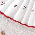 2025 Summer New Girls Infant Floral Print Dress Breathable Baby Princess Dress 0-3 Years Cool Short Sleeve Outfit