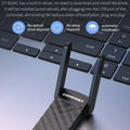 COMFAST 2.4G&5G WiFi Adapter USB3.0 Free Drive Dongle AC1300 Wireless Network Card for Win XP/7/8/10/11 - Visuel 5 | SAMAG