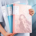 1PC A4 Plastic Budget Binder File Folders Documents Booklet Leaflet 30/60/100 Pages Office Student Supplies Desk Organizer