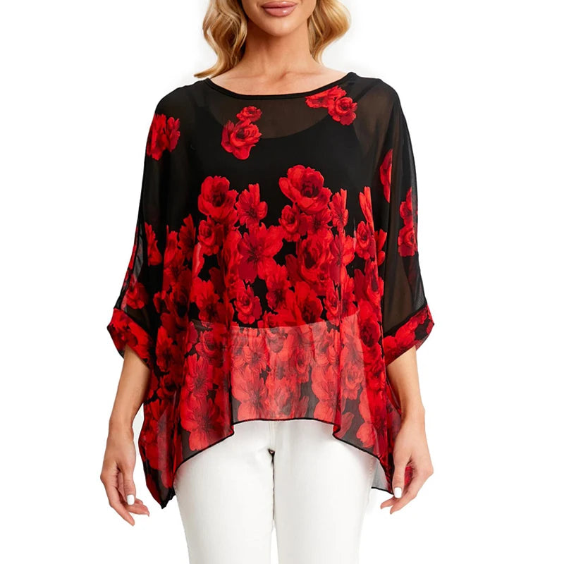 BHflutter 4XL 5XL 6XL Plus Size Women Blouse Sexy Off - View 5 | SAMAG