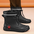 Men's Rain Boots 2026 New Summer Kitchen Work Delivery Rider Slip-Resistant Waterproof Fishing Large Size Water Shoes