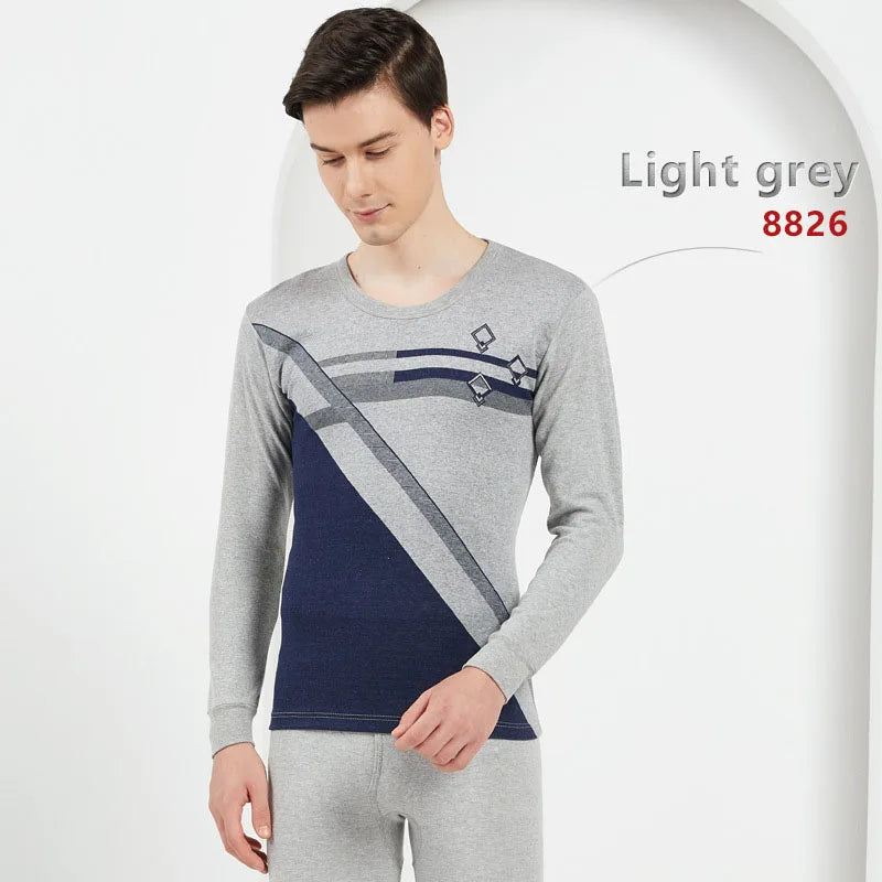 Thermal Underwear Sets For Men Winter Underwears Long Johns Soft Comfortable Clothes Men Underwear Tops Bottoms 2 pcs/set MY299