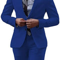 2 Pieces  Men's Casual Suit Single Breasting  Lapel Groomsmen with Short  for Wedding (Blazer+Pants)