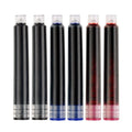10PCS/Set Simple 3.4mm Caliber Ink Cartridge Blue/Red/Black Plastic Material Fountain Pen Refill Simple Design Pen Ink Students