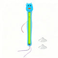 Automatic Flying Rope Cat Toy Smart Touch Activated Teaser Toy USB Rechargeable Auto Swing Rope with Suction Cup Pet Play Toy