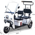 New 2 3 4 Seat Mini Bus Electric Four Wheeler With Roof Scenic Sightseeing Car Double Row Seat Scooter Electric Golf Cart