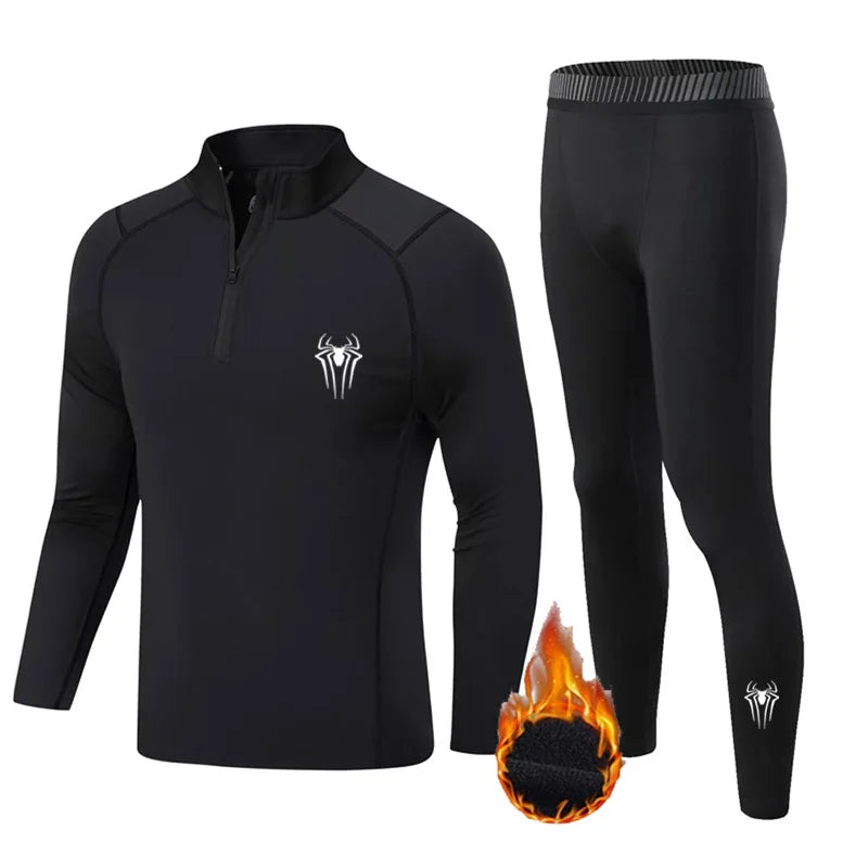 Men's Thermal underwear Base Layer Sport Winter Long Johns Leggings Thermal underwear Children Warm Sweat Suit Sportswear