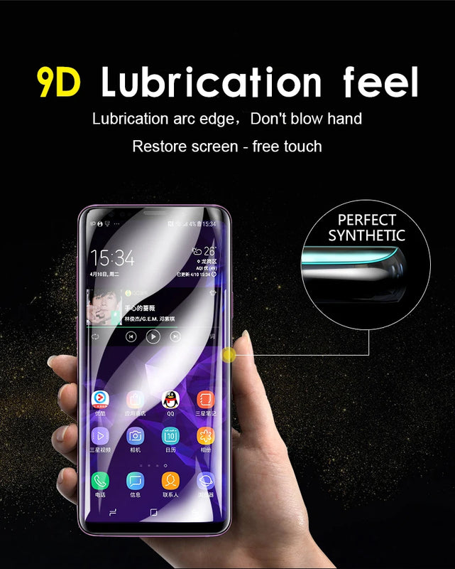 Hydrogel Film For Samsung Galaxy S8 S9 Plus S10Edge S10+ 5G Screen Protector Note8 Note9 Note10+ Soft HD