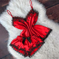 Sexy Lingerie Women Sleep Wear Camisole Bow Shorts V-Neck | SAMAG