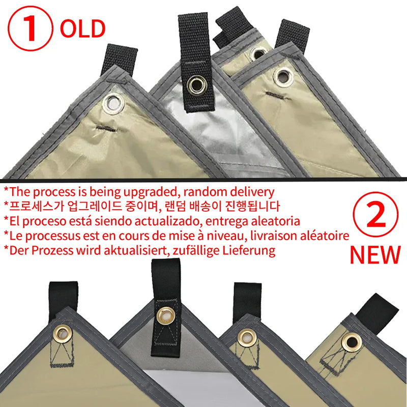 5x3m 4x3m Tarp With Support Pole Rope Peg Waterproof - View 6 | SAMAG