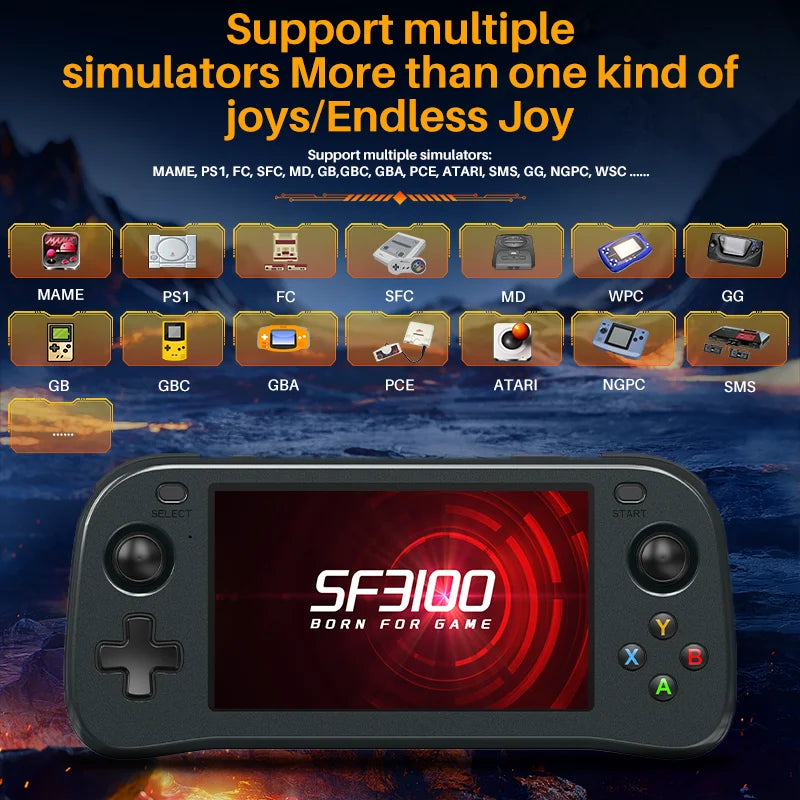 4.5-Inch Portable Game Linux Device Gaming Games Handheld Game Handheld Game Console Retro Gaming Device Handheld Game Player