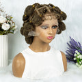 Burgundy 99J# Handmade Bantu Braided Wigs Synthetic Full Lace Braided Lace Wigs for Women Lace Front Braids Wigs with Baby Hair