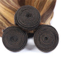 32 Inch Honey Blonde Straight Bundles P4/27 Highlight Straight Human Hair Bundles Brown Colored Brazilian Hair Weave Bundles