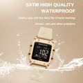 NAVIFORCE New Wristwatch for Women Multifunction Digital Waterproof Auto Date Display Silicone Strap Fashion Luxury Woman's Watc