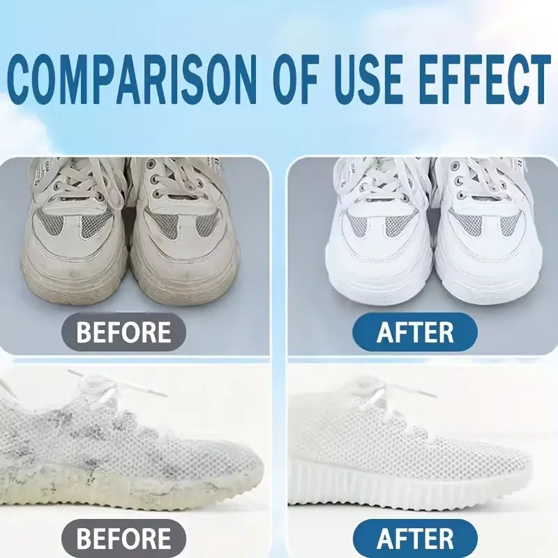 IFUBO 100ml Woolen Snow Boot Cleaner Spray, Stain Remover for White Sneakers and Suede Shoes, No Water Washing Required