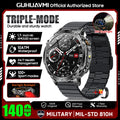 TANK Ultra 1400mAh Battery Military Smart Watch 10ATM Waterproof Heart Rate Tactical LED Flashlight Men - Visuel 25 | SAMAG
