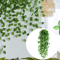 Artificial Plants Home Decor Green Silk Hanging vines Fake Leaf Garland Leaves Diy For Wedding Party Room Garden Decoration