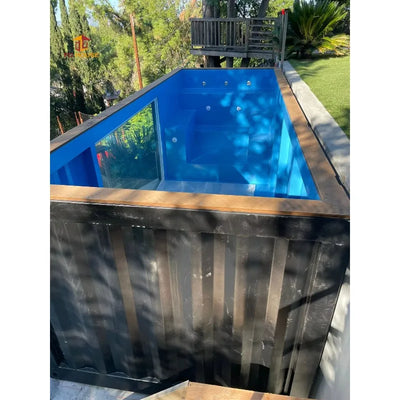 Outdoor Customized Swimming Pool Visible Bathtub Glass | SAMAG