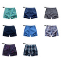 3Pcs/Lot Men Boxer Plaid Underpants 100% Cotton Underwear Male Sleep Bottoms Shorts Brand Top Quality Loose Homewear Oversize