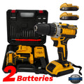 21V Cordless Drill Driver with 2 Batteries, Electric Screwdriver Set, 6 Speed, 18+1 Torque, Power with Bits - View 5 | SAMAG