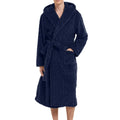 The New Fall and Winter Men's Warm Robe Pajamas Couple Robe Shu Cotton Velvet Jacquard Hooded Thickened Couple Robe Homewear